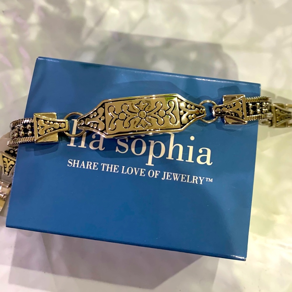 Lia Sophia silver bracelet NIB